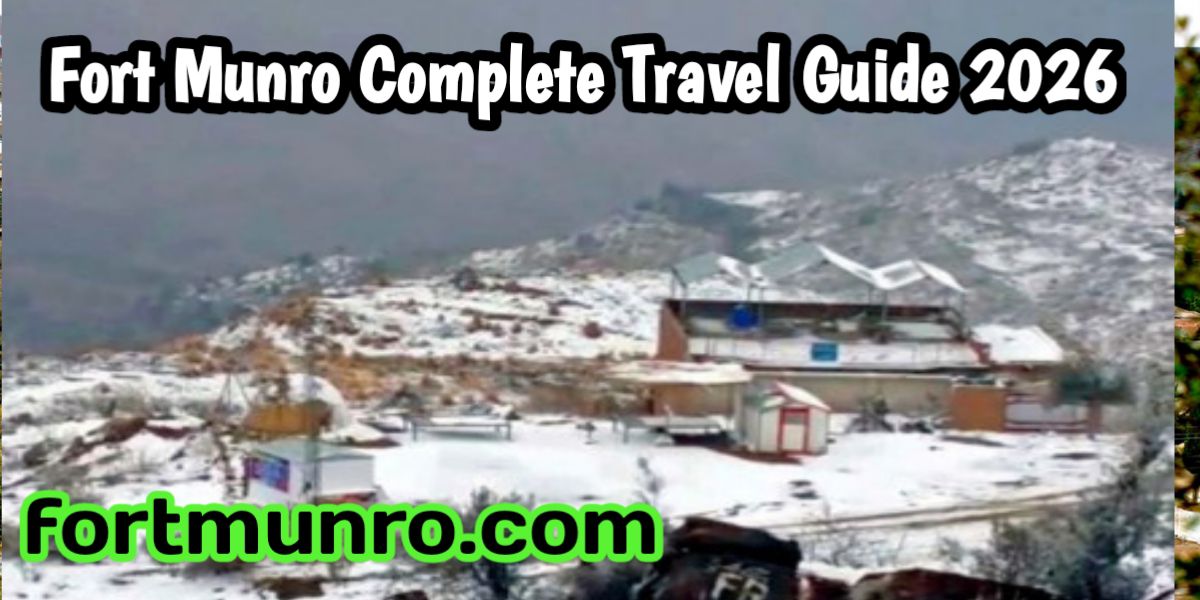 Fort Munro weather and best time to visit with cloudy hills and cool climate in South Punjab Pakistan